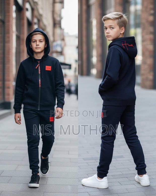Unisex All Black Hugo Boss 2 Piece Turkey Trucksuits