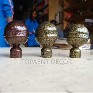 Different Designs, Different Colours, Powder Coated Window Rod Flowers