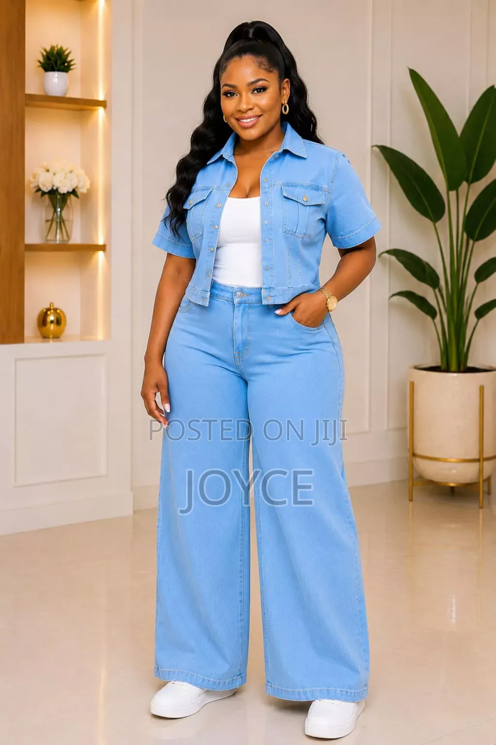 Stretch Denim Non-Fade 2 Pc