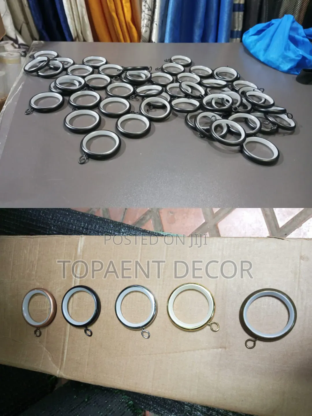 Drippery Rings With Inner Plastic Layer in Different Colours
