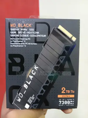 Wd 2tb Wd_black Sn850x Gaming Internal Nvme Pcie 4.0 SSD With Heatsink