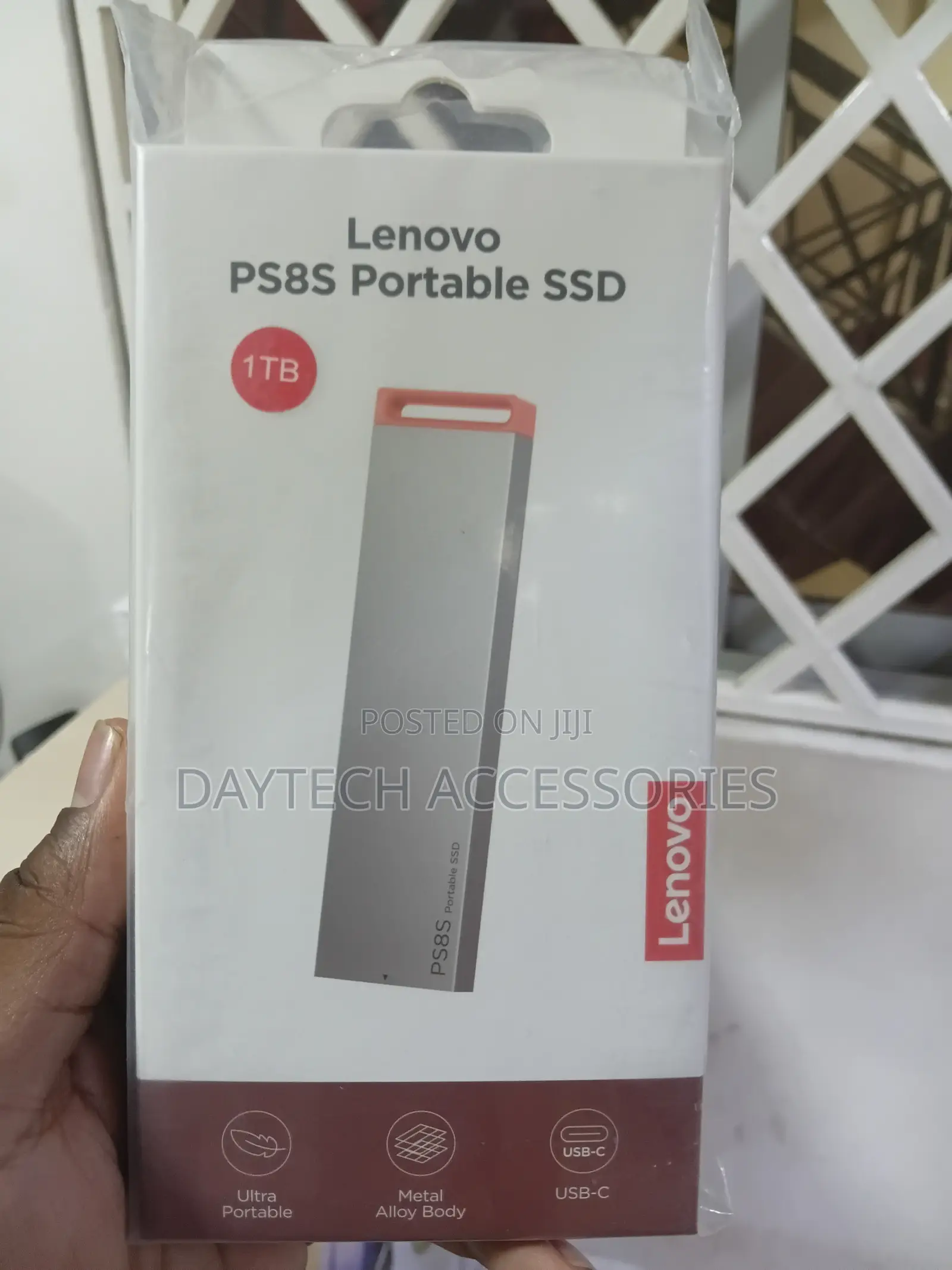 Lenovo 1tb Ps8s Usb3.2 Gen2 Type-C Portable Ssd.