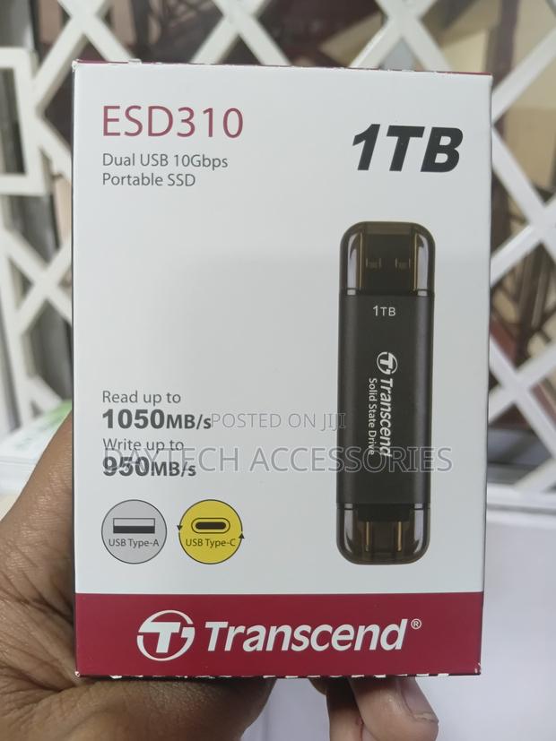 This Is a Transcend Esd310c Portable SSD With a 1tb Storage Capacity. - thumbnail 2