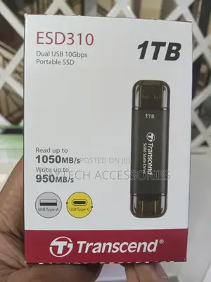 This Is a Transcend Esd310c Portable SSD With a 1tb Storage Capacity.