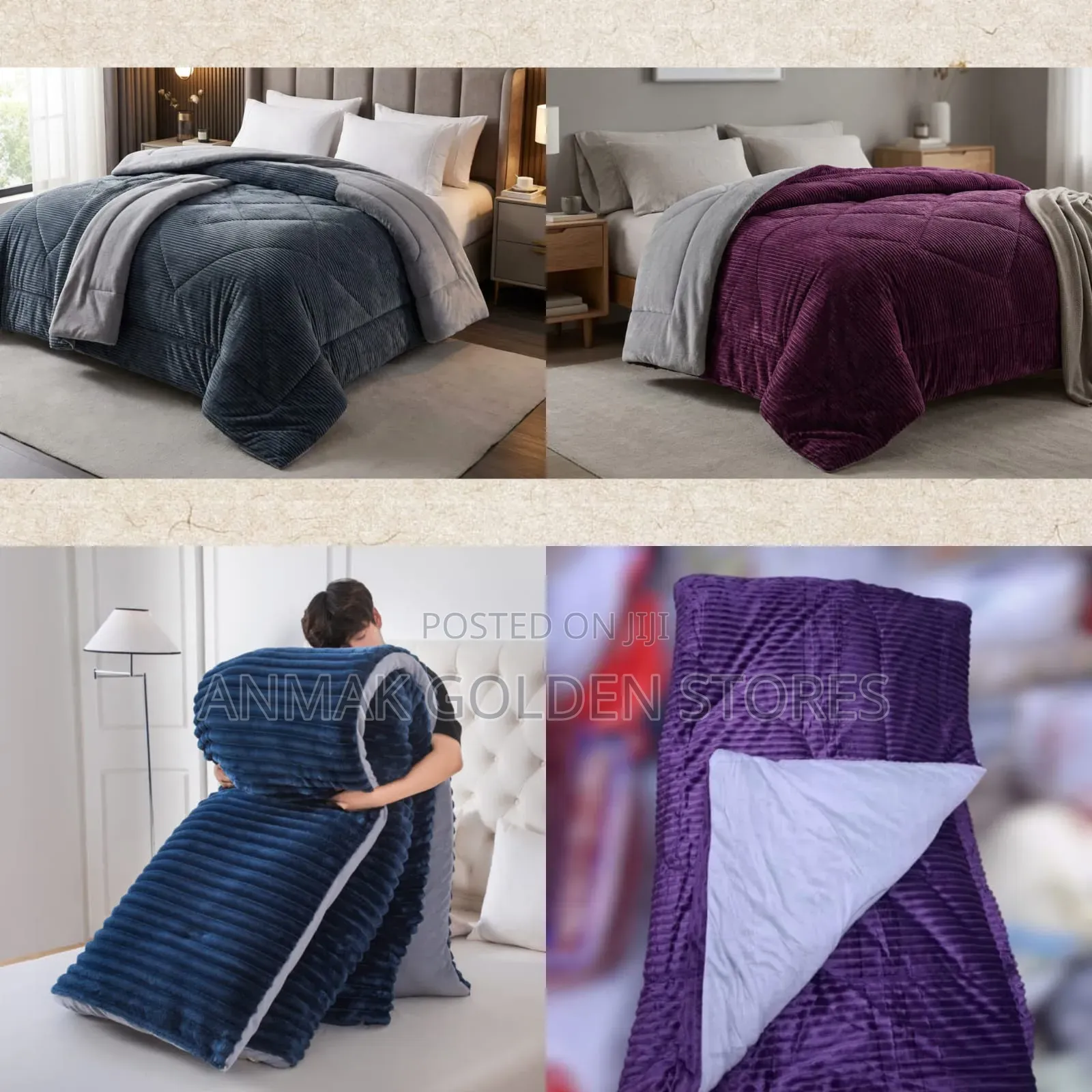 Single Velvet Duvet With Packaging Bags 5by6