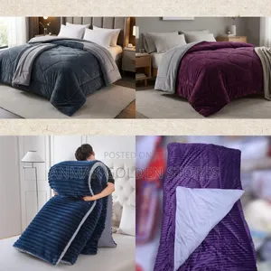 Single Velvet Duvet With Packaging Bags 5by6