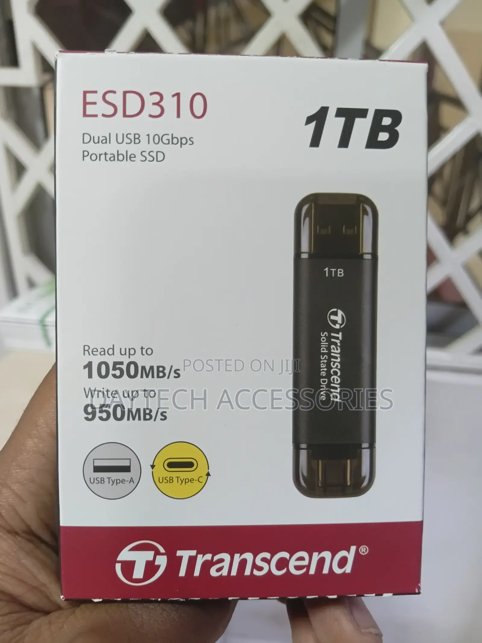 Transcend Esd310c 1tb SSD - Black