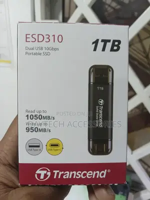Transcend Esd310c 1tb SSD - Black