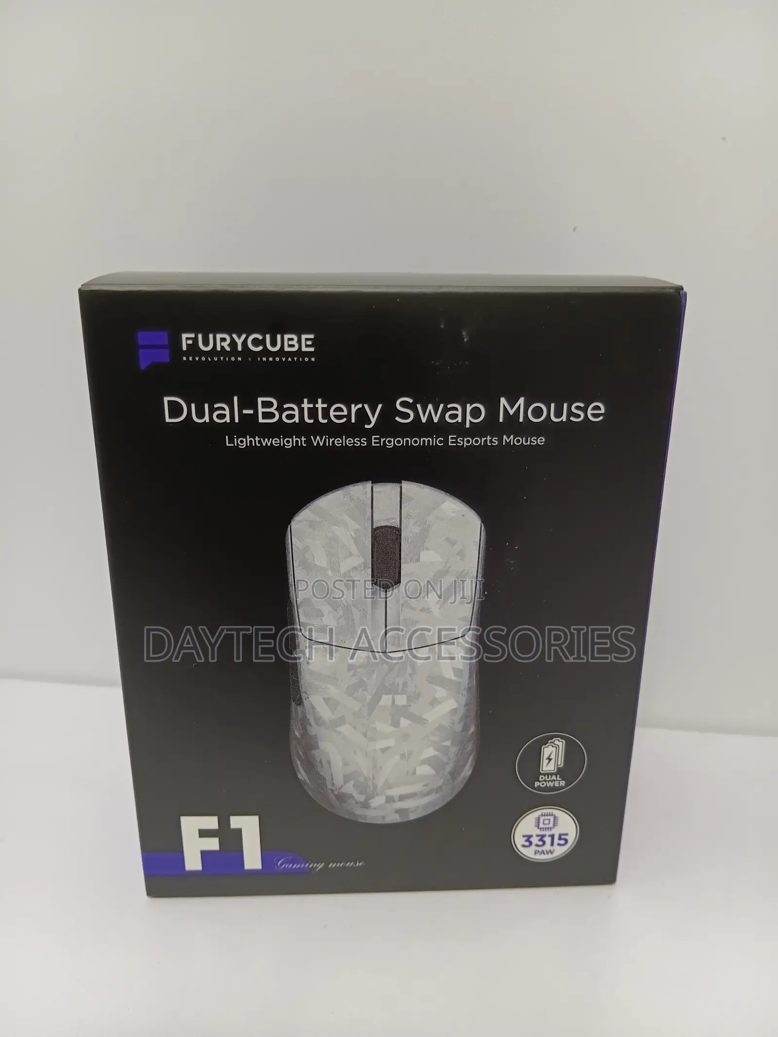This Is a Furycube F1 Dual-Battery Swap Mouse.