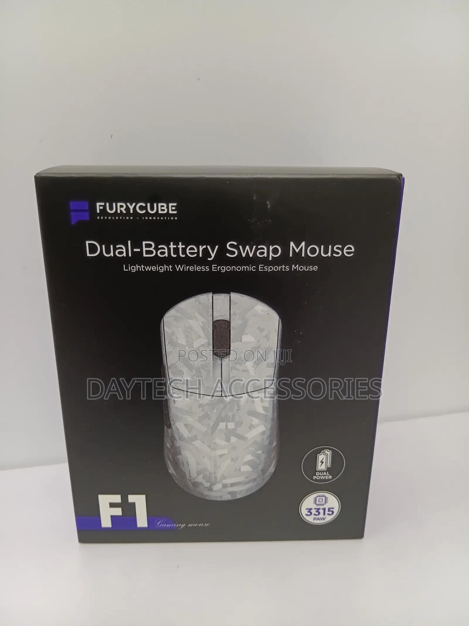 This Is a Furycube F1 Dual-Battery Swap Mouse.