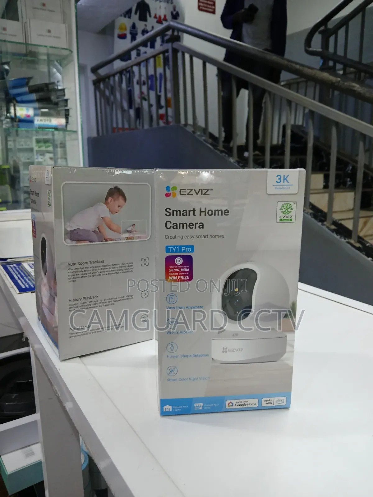 Ezviz Ty1 5mp Ai Pan Tilt Wifi Camera