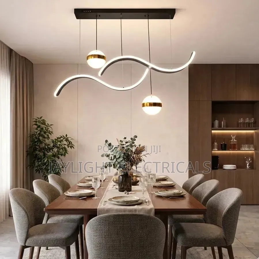 Living Room Decoration Gold Chandelier Whiter Pendant Lights