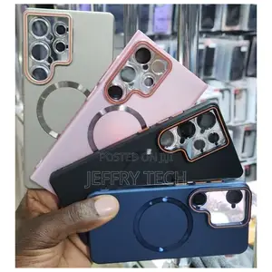 Hybrid, and Slim Transparent Design for Samsung S24 Ultra - Light Pink