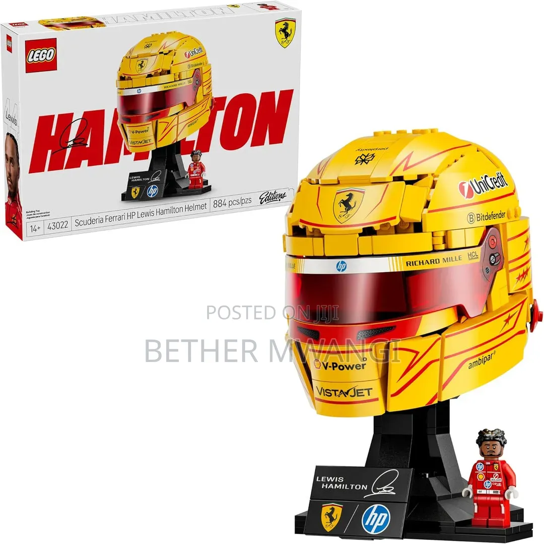 Lego F1 Scuderia Ferrari Hp Lewis Hamilton Helmet
