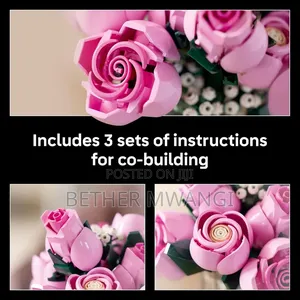 Lego Bouquet of Pink Roses