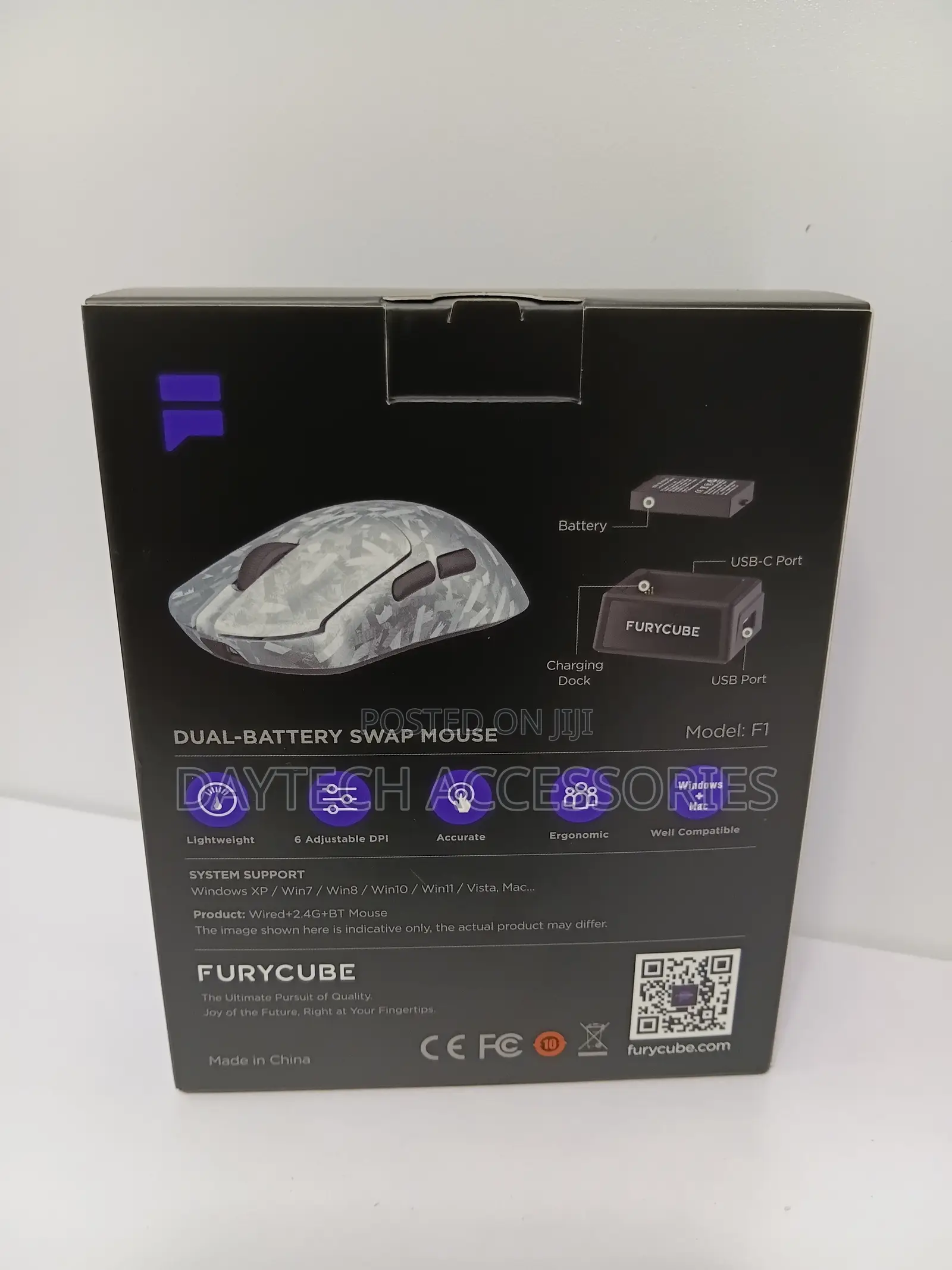 The Furycube F1 Lightweight Wireless Gaming Mouse