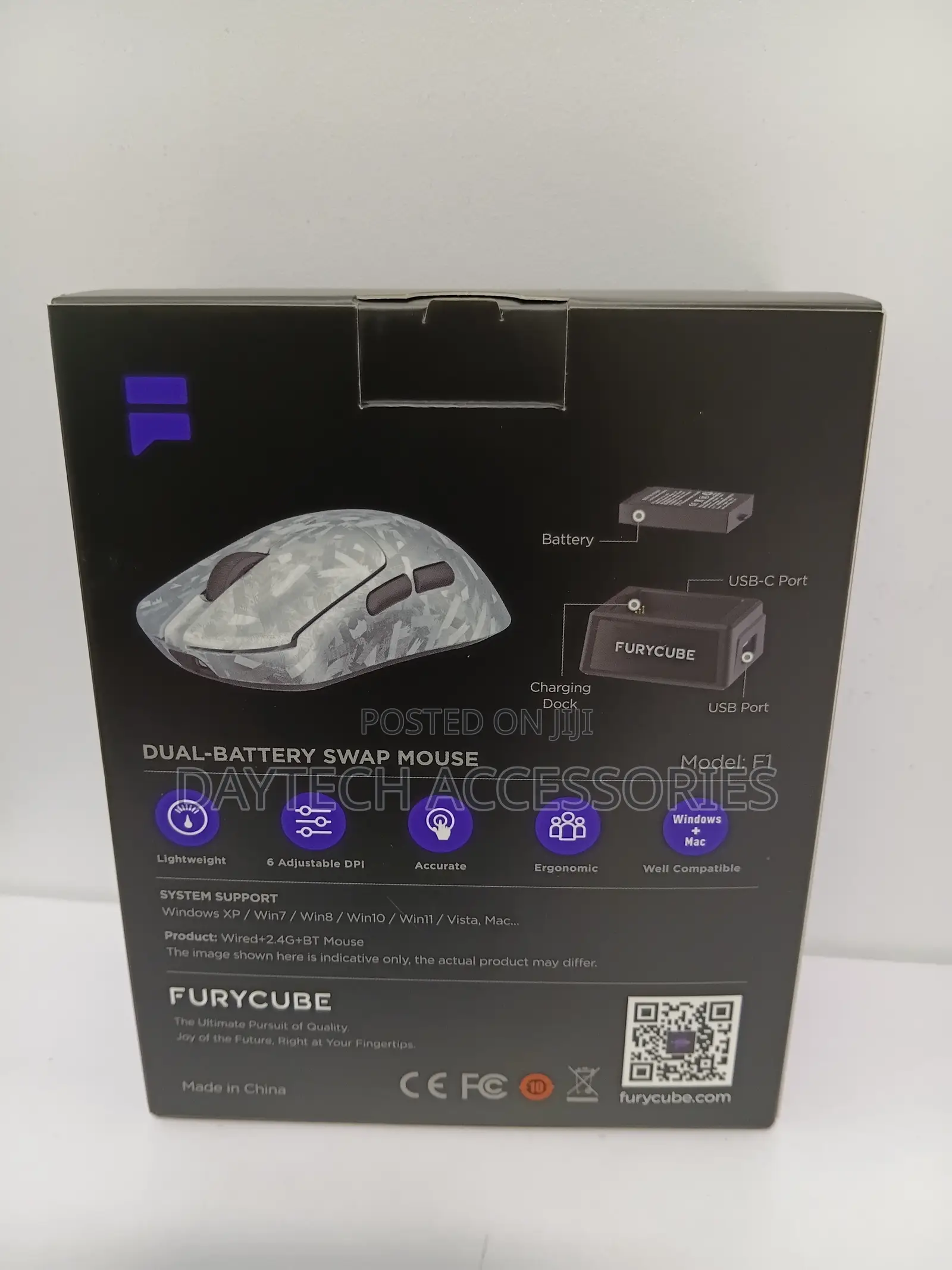 The Furycube F1 Lightweight Wireless Gaming Mouse