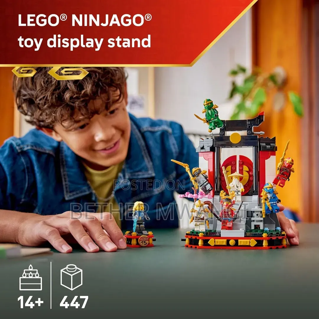 Lego Ninjago Ninja Character Display 15th Anniversary