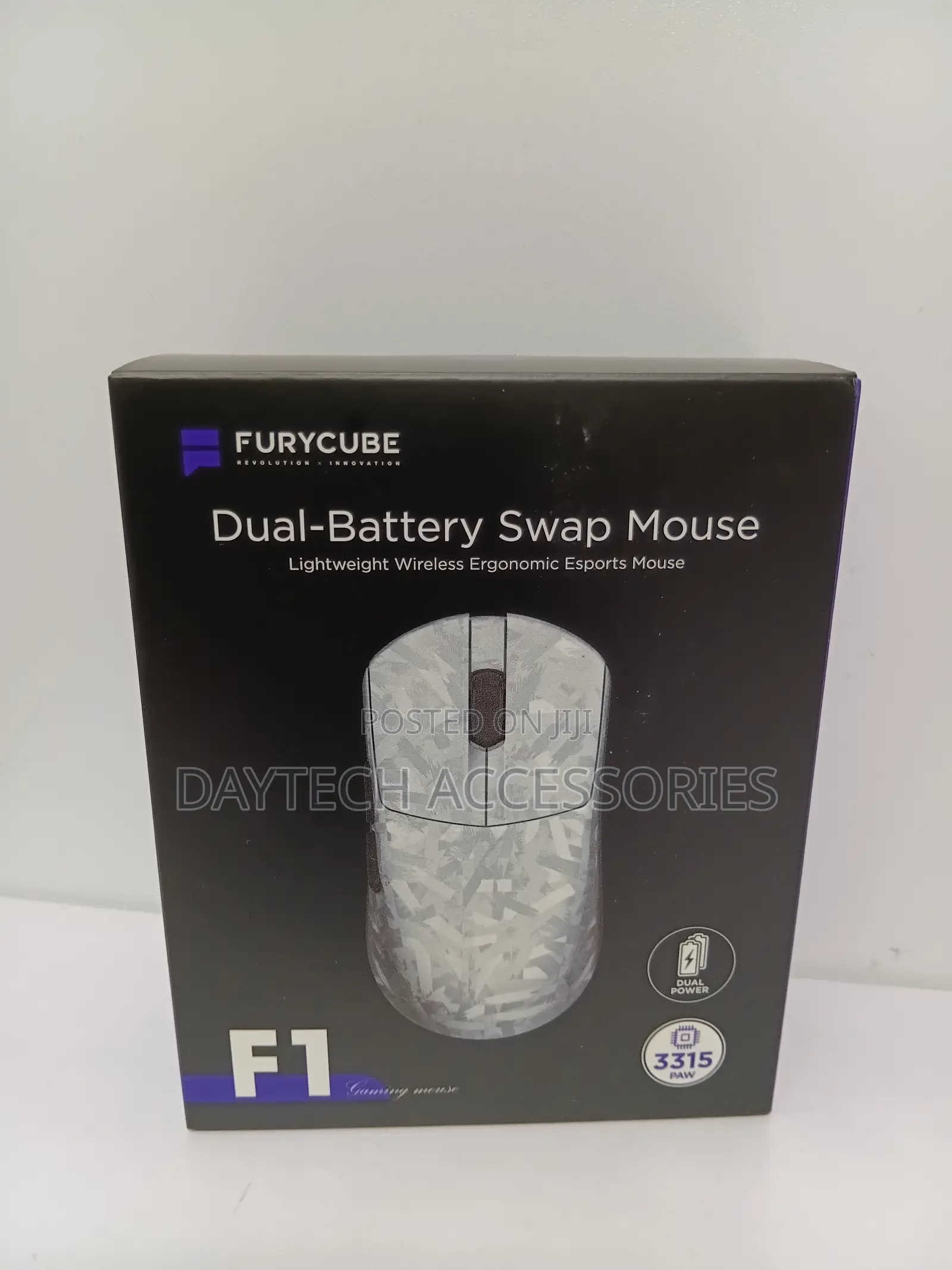 Furycube F1 Ultra-Lightweight Carbon-Textured Wireless Gaming Mouse