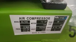 Milano Ml750e 50l Petrol Air Compressor 7.5hp Double Piston