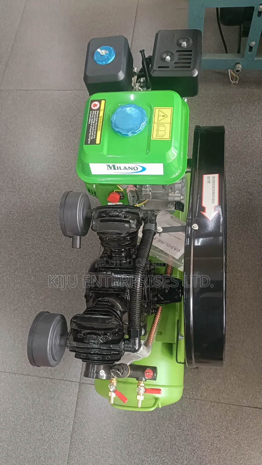 Milano Ml750e 50l Petrol Air Compressor 7.5hp Double Piston
