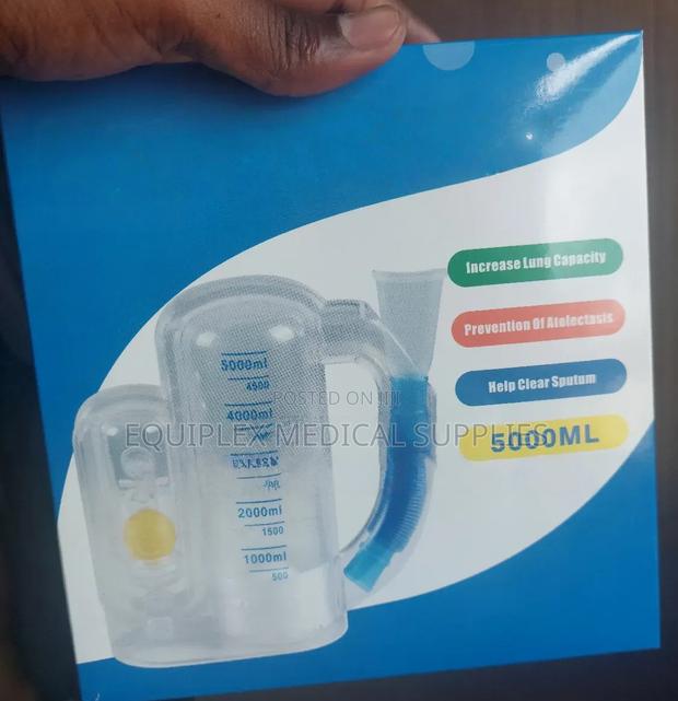 Incentive Spirometer 5000cc for Lung Exercises