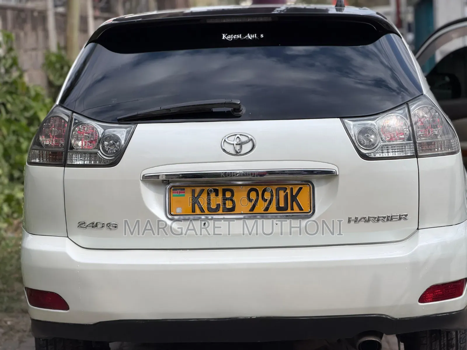 Toyota Harrier 2008 White