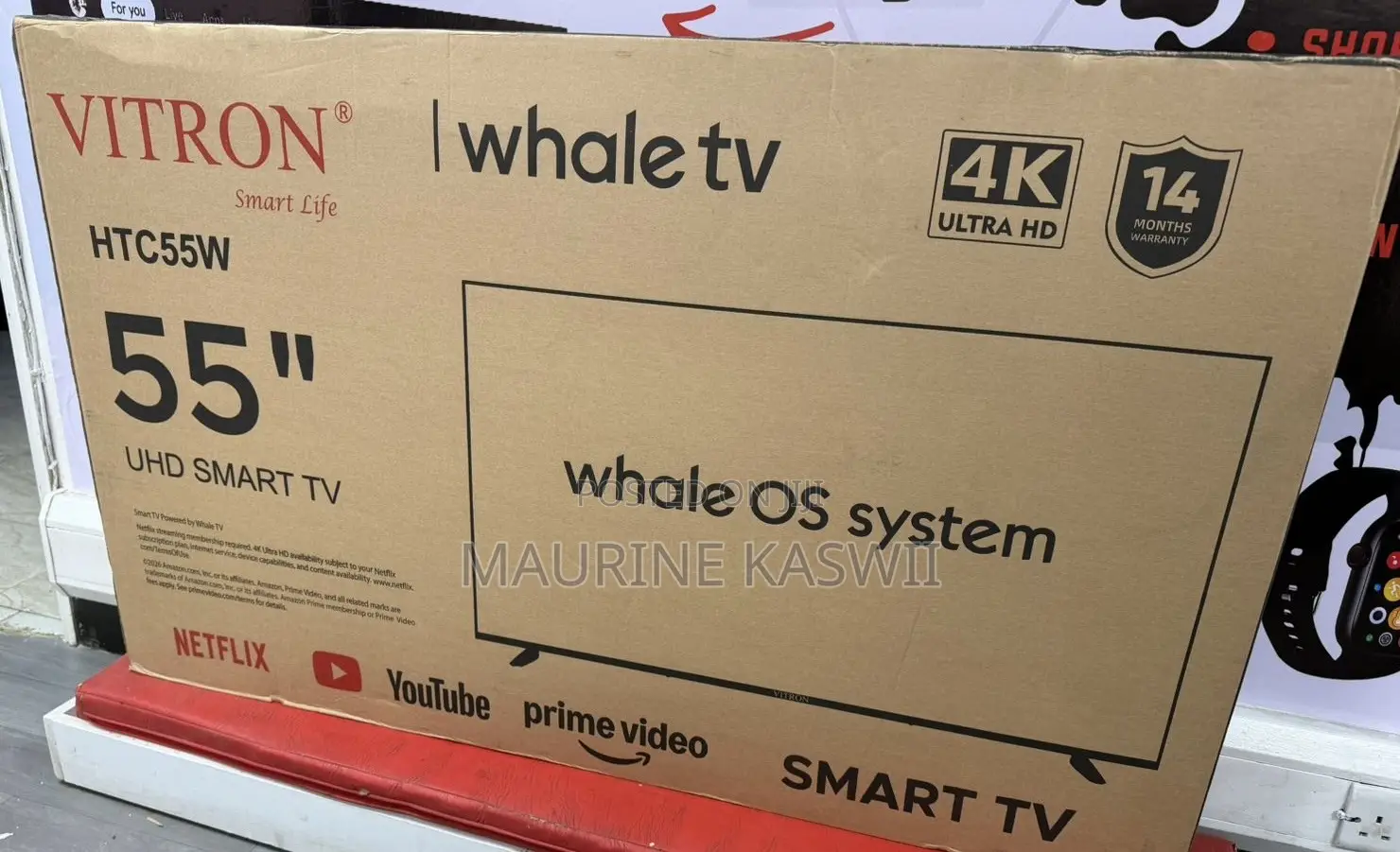 Vitron 55” 4 K Uhd Tv Whale Tv