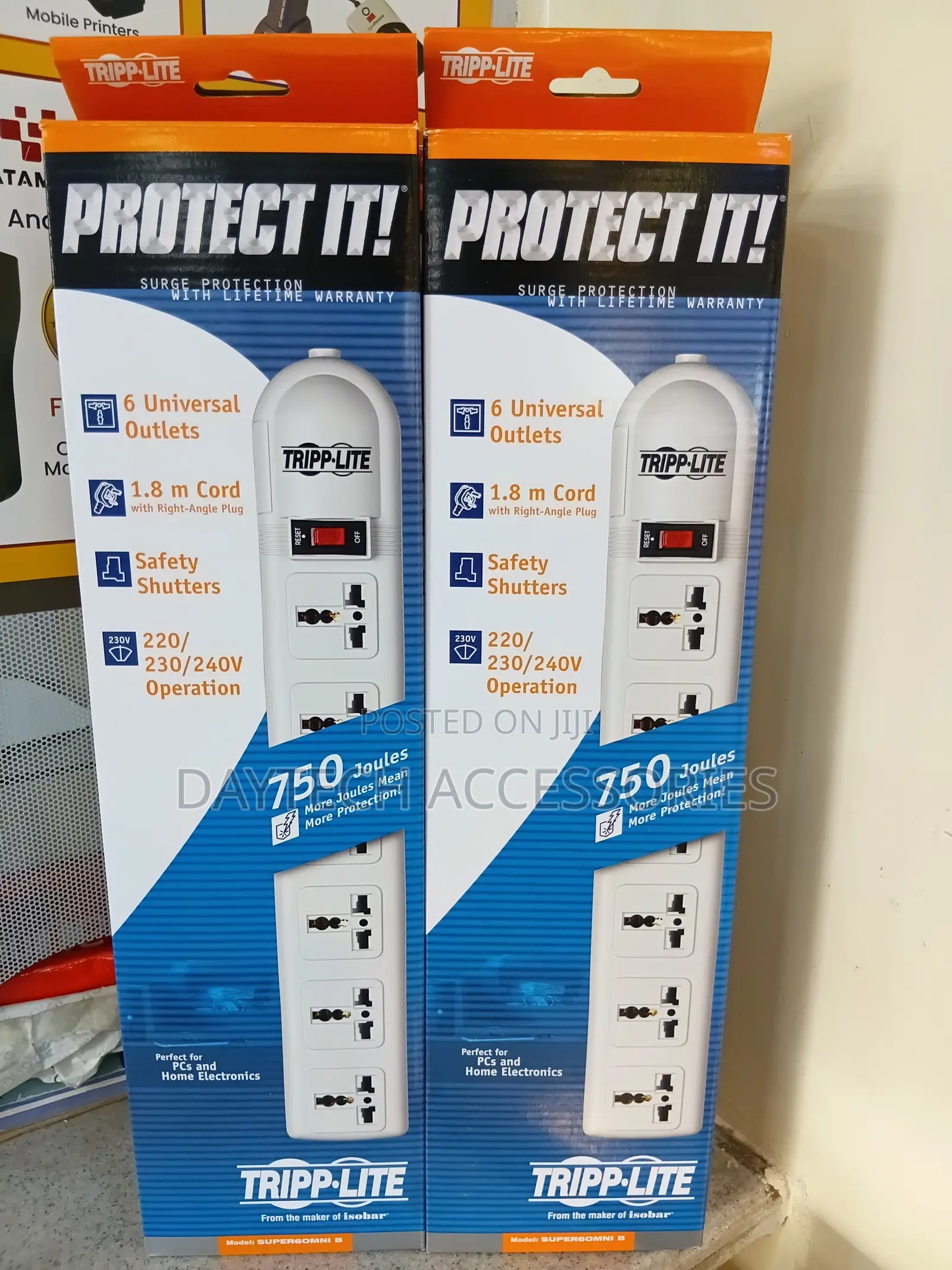 Tripp-Lite 6-Way Power Extension With Surge Protector