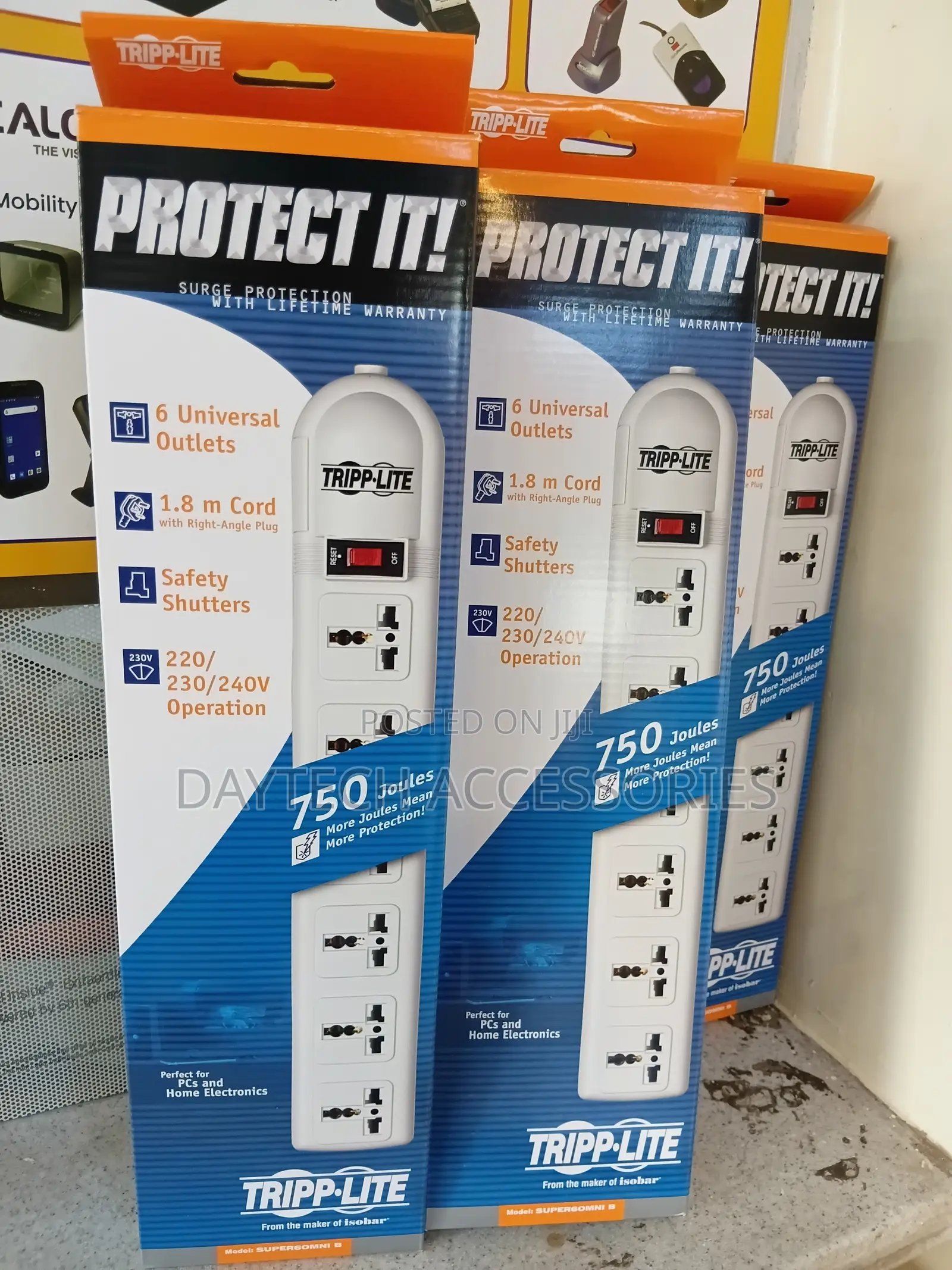 Tripp-Lite 6-Way Power Extension With Surge Protector