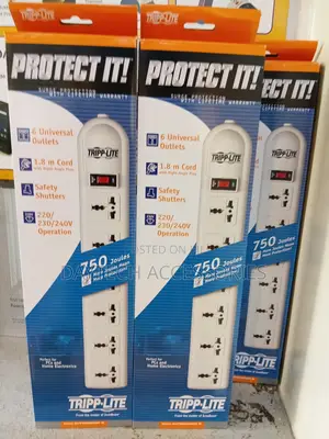 Tripp Lite 6 Universal Outlets Power Extension - White