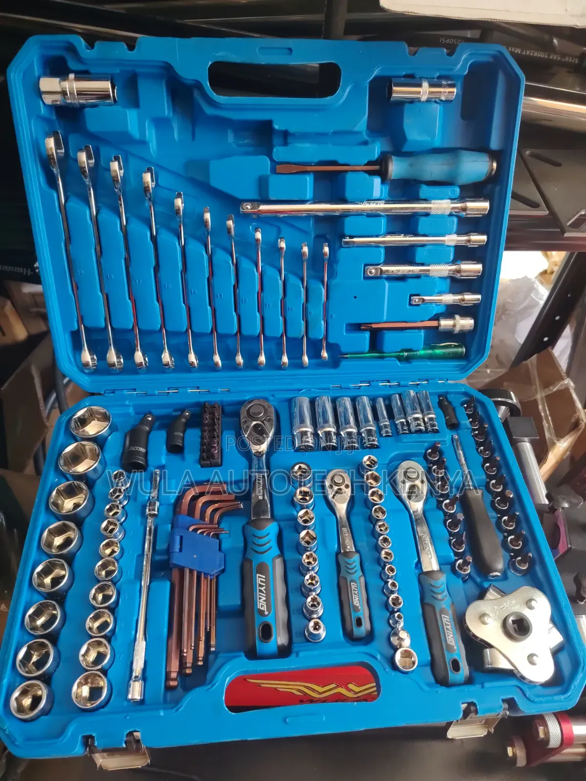 Blow Molded Storage Case 121pcs Toolbox Kit