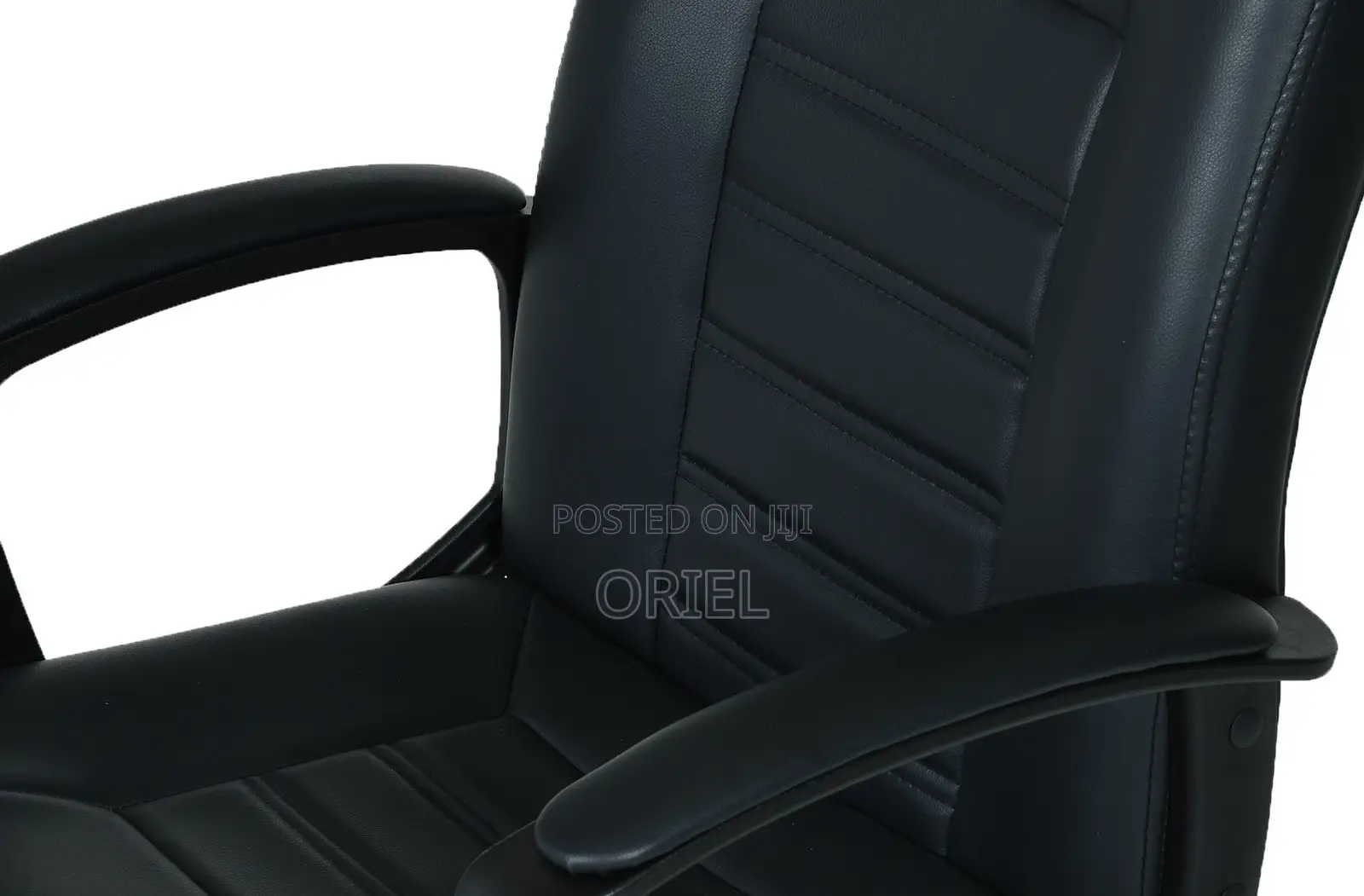 Office Chair : Mid-Back Black Executive Chair