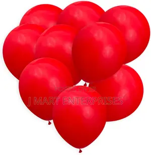 Red Balloons 50 Pack, 12 Inch Red Latex Balloons