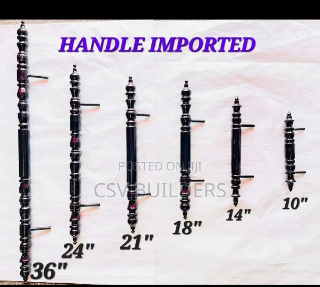 Steel Door Handles Coated
