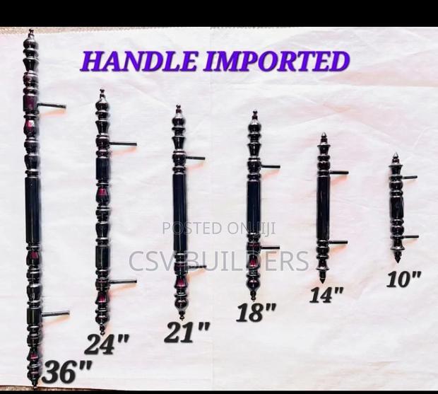 Steel Door Handles Coated - thumbnail 2