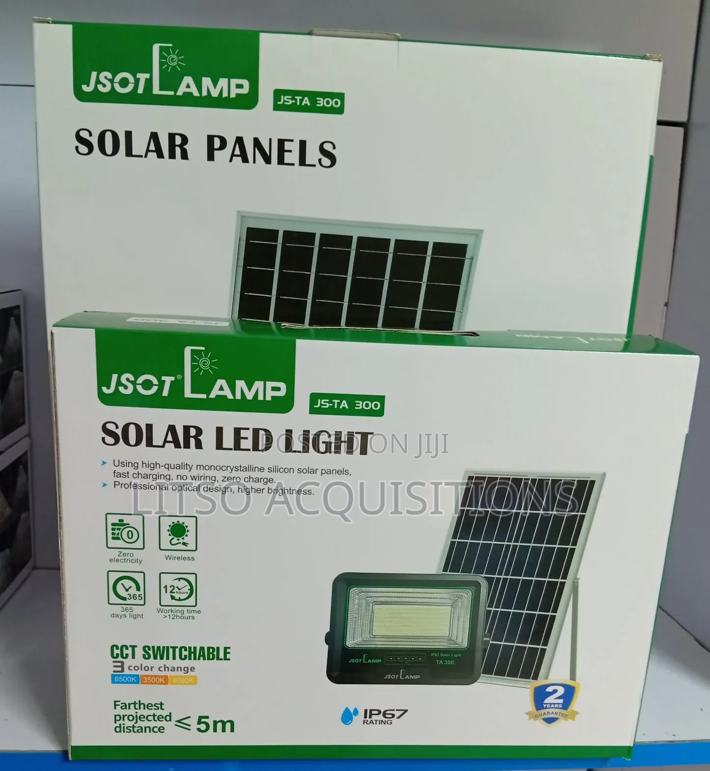 Jsot Lamp 300w Solar Led Flood Light With Solar Panel Ip67 Waterproof