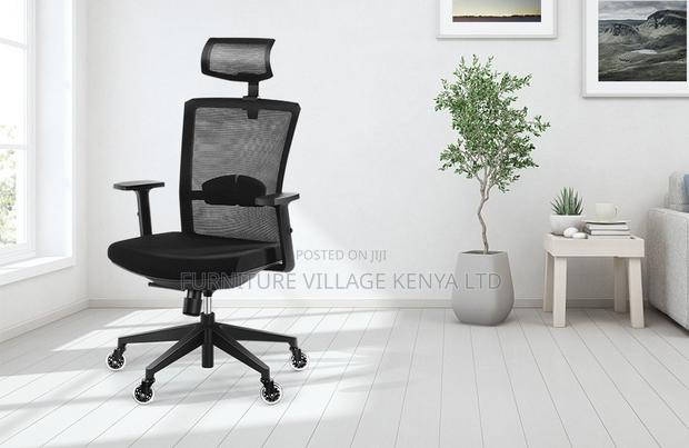 Ergonomic Heigt Adjustable Chair With Headrest - main view