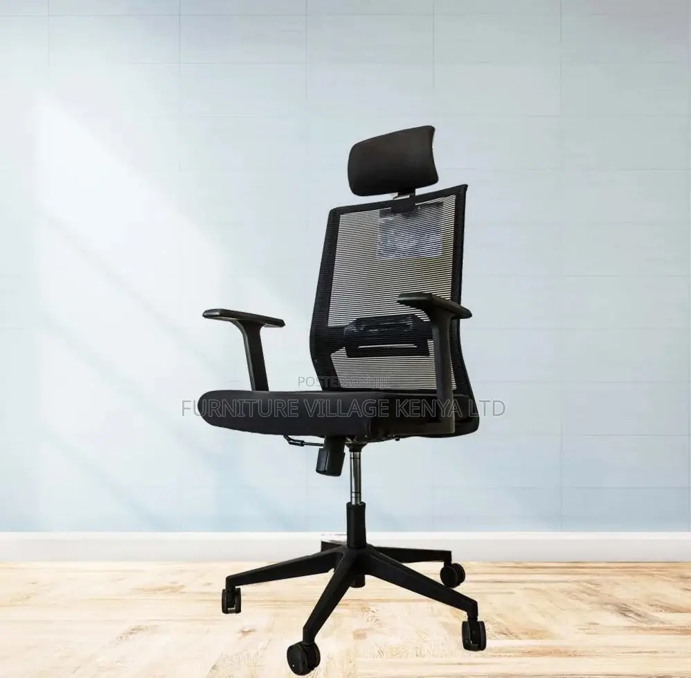 Ergonomic Heigt Adjustable Chair With Headrest