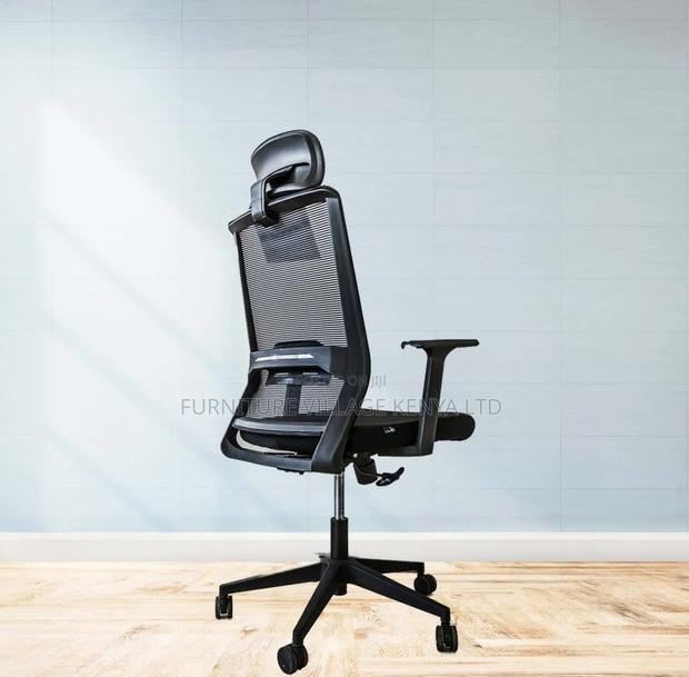 Ergonomic Heigt Adjustable Chair With Headrest - thumbnail 5