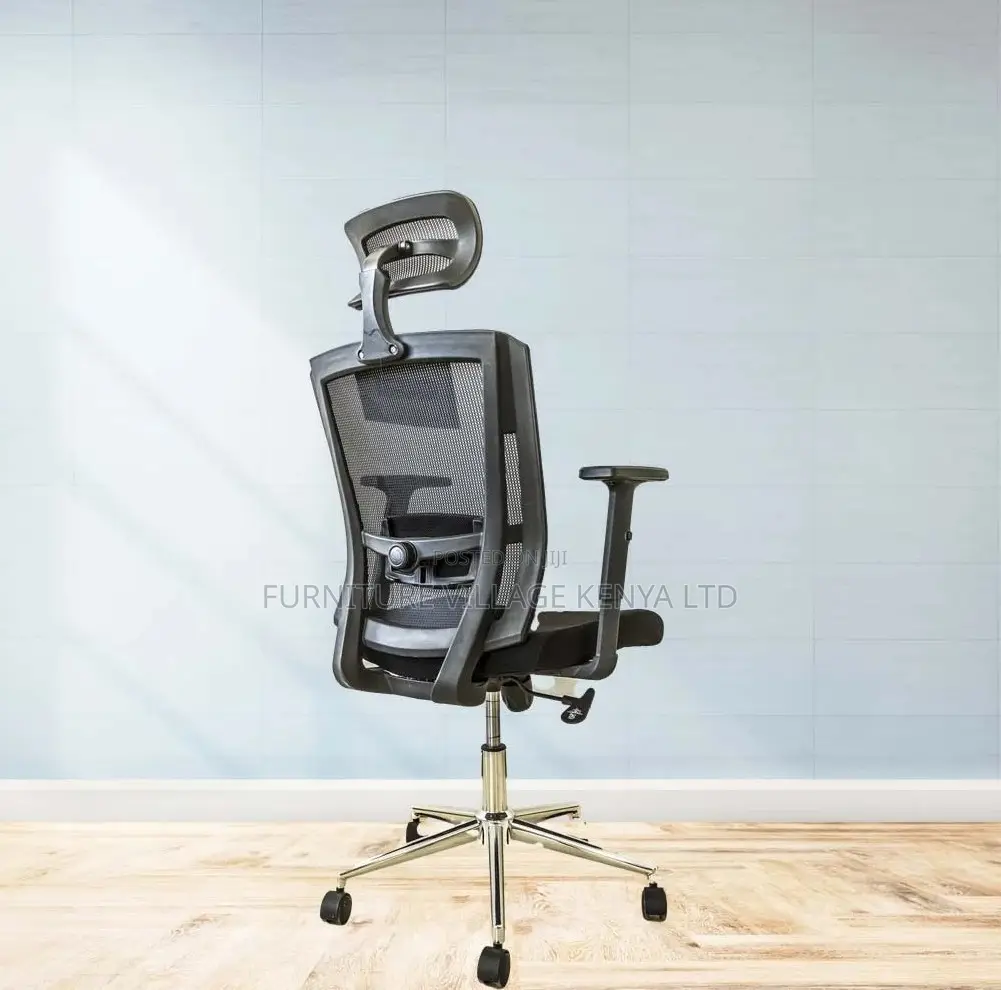 Ergonomic Heigt Adjustable Chair With Headrest