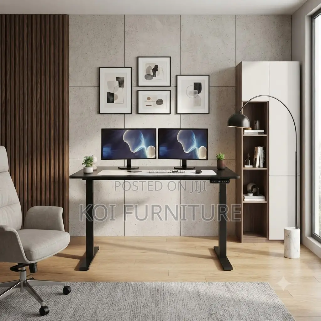 Office Desk; 1.4 Meters Home Office Electric Flex Top Desk