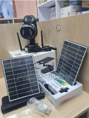 6mp Ubox Dual Screen Solar Security Camera – 4g Lte PTZ
