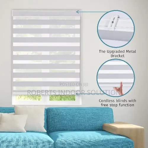 Dual Layer Cordless Zebra Blinds