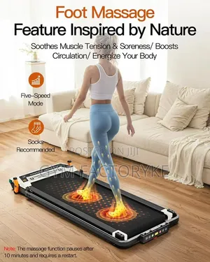 Massage Walking Pad Treadmill 150kgs Max Load