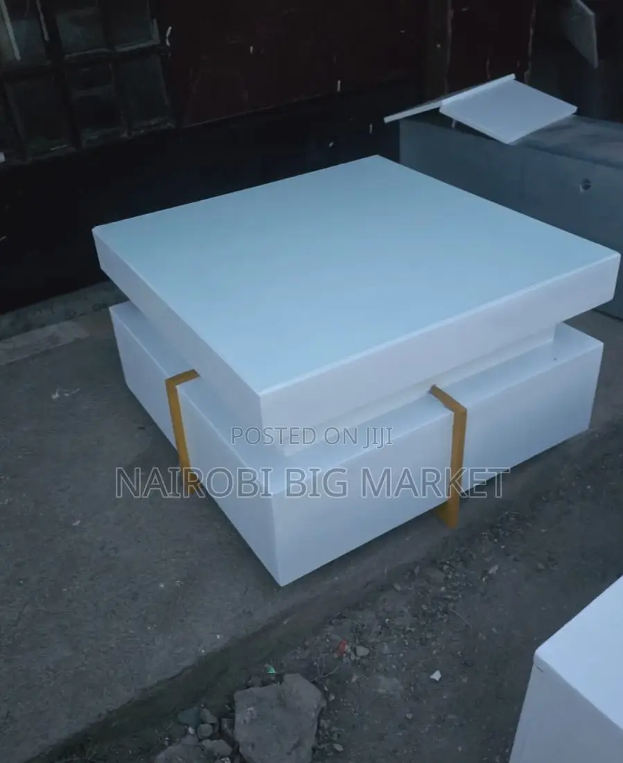 White Executive Modern Squire Coffee Table