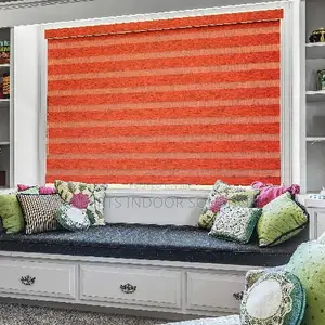 Upgraded Cordless Design Zebra Blinds