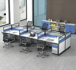 Office Workstation : 6-Seater Staff Office Workstation