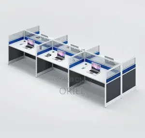 Office Workstation : 6-Seater Staff Office Workstation