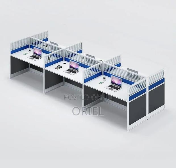 Office Workstation : 6-Seater Staff Office Workstation - thumbnail 3